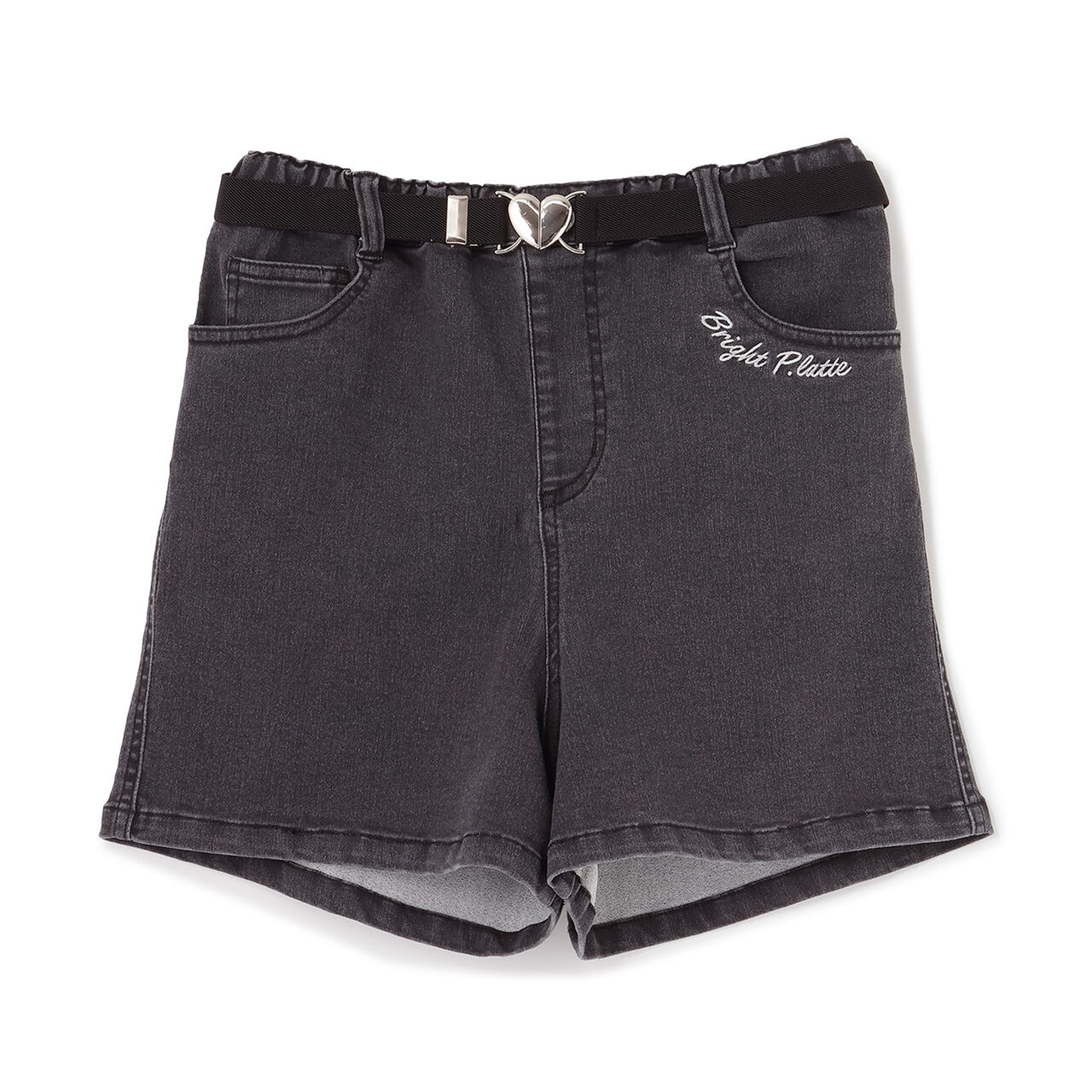 Shorts with Belt,Black, large image number 19