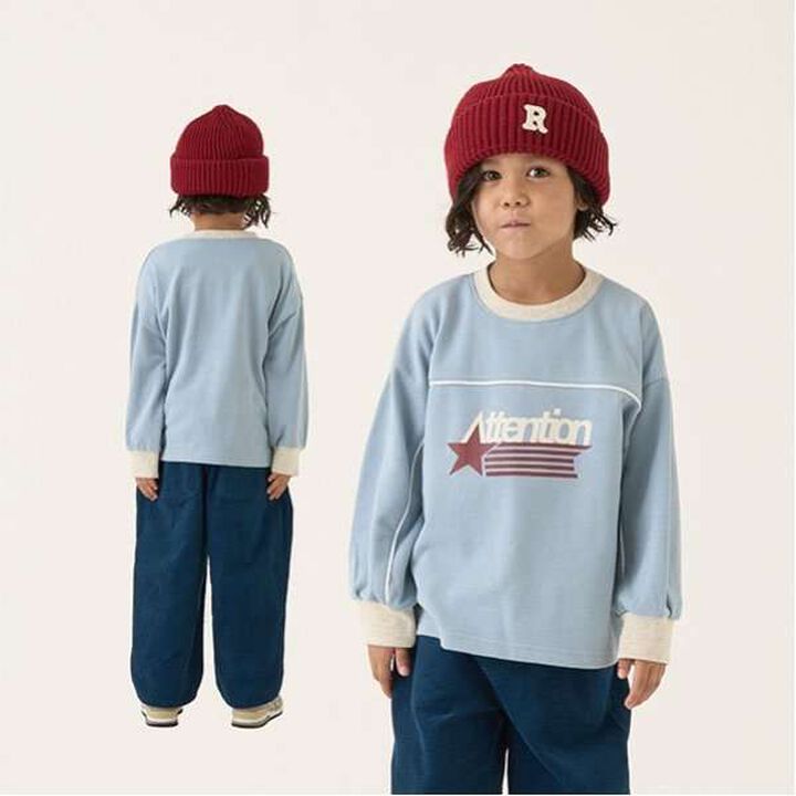 Pilling-Resistant Bi-Color Sweatshirt,Milky white, medium image number 21