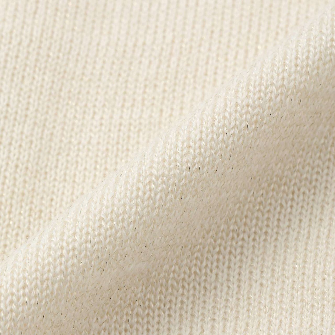 [Restock] Ribbon Lame Knit Cardigan,Off white, large image number 7