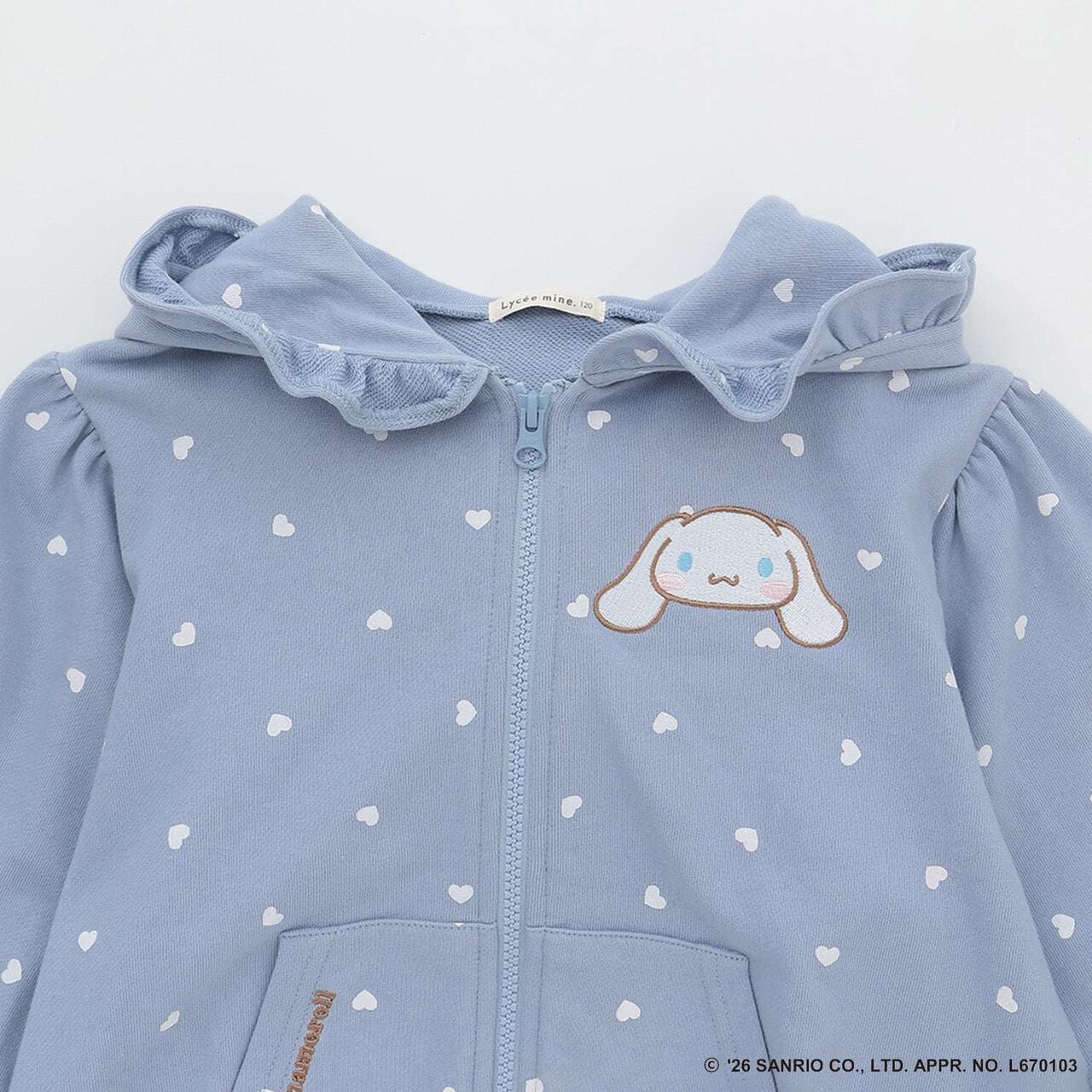 [萬聖節] [Sanrio 角色們] 混款印花全拉鍊連帽外套,葡萄紫, large image number 18