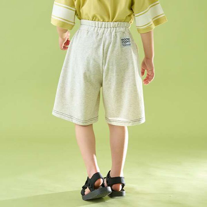 [Coordinatable Setup] [Kaiteki Tenjiku] Contrast Stitching 5-Length Pants,Deep blue, medium image number 29