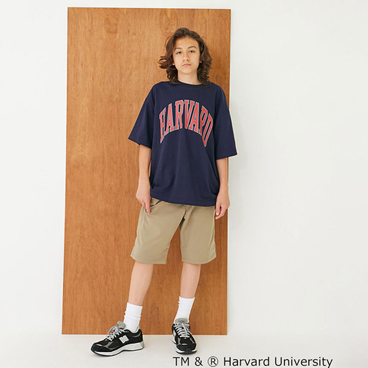 [Cool Touch] High Cool Cotton Harvard University Short Sleeve T-Shirt,White, large image number 13