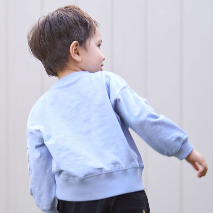 Ball Appliqu&eacute; Long-Sleeve T-Shirt,Smoke white, medium image number 2