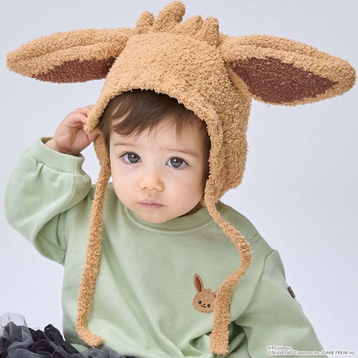 [Monpoke] Knit Beanie with Ears,, medium