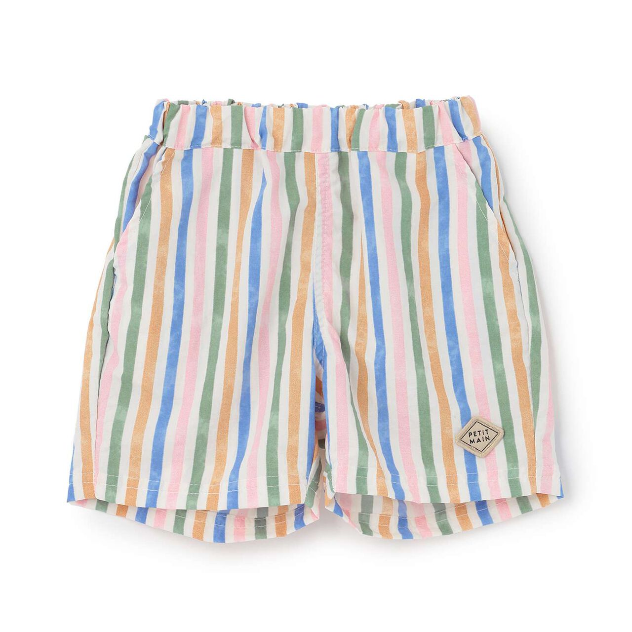 [Nylon] Land and Water Use Half-Length Shorts,Striped, large image number 4
