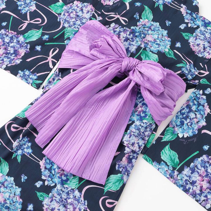 [Cool Touch] Hydrangea Pattern 2WAY Yukata,Navy, medium image number 11