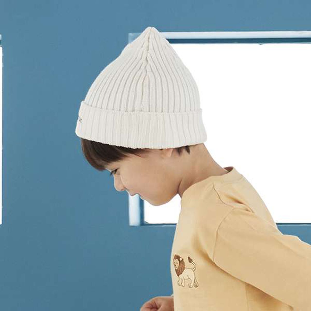 Logo Embroidery Knit Cap,Lavender, large image number 18