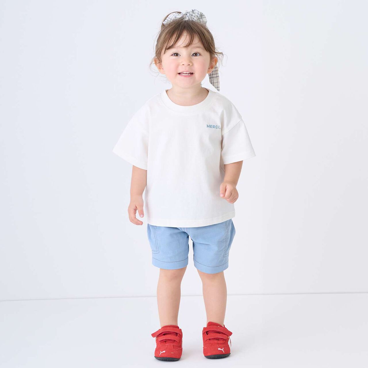 [Affordable/Web Exclusive] Back Print Short Sleeve T-Shirt,Light pink, large image number 5