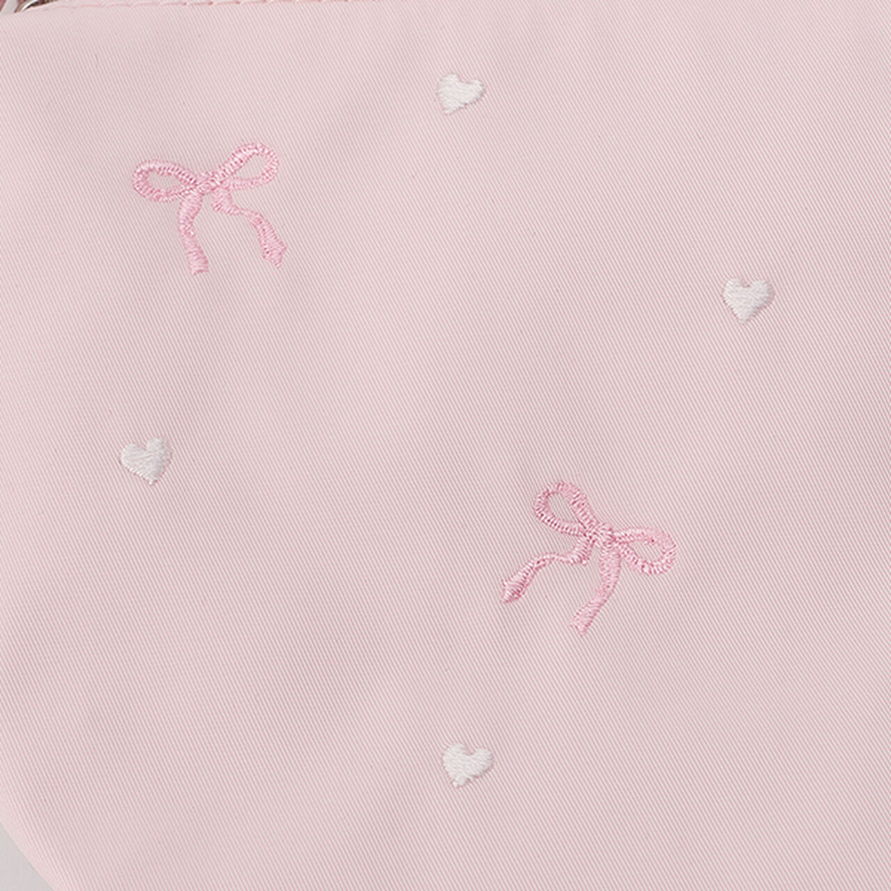 Ribbon Embroidery Small Shoulder Bag,Light pink, large image number 4
