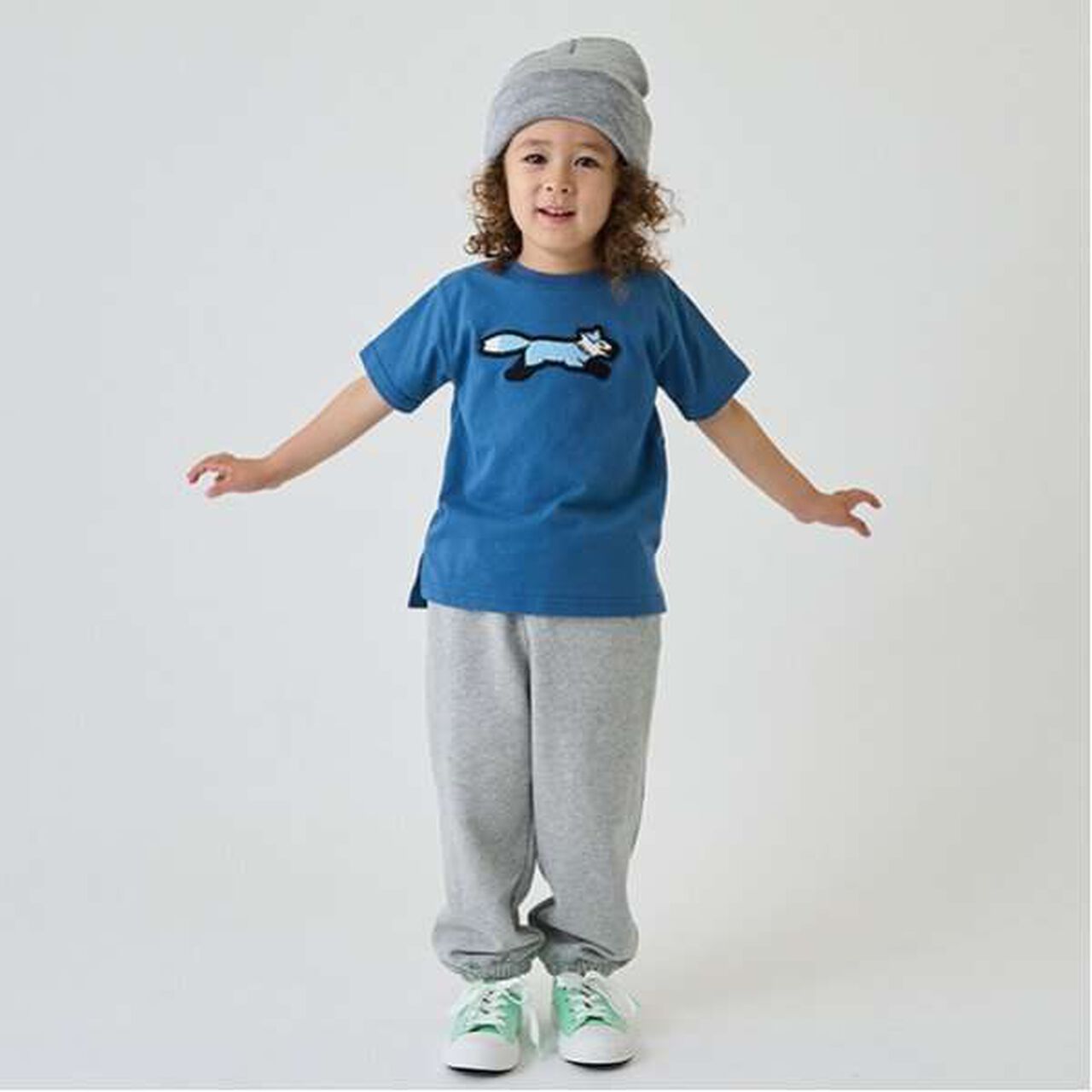 [The FOX] Anti-Stain Finish Sagara Patch T-Shirt,Magenta, large image number 10