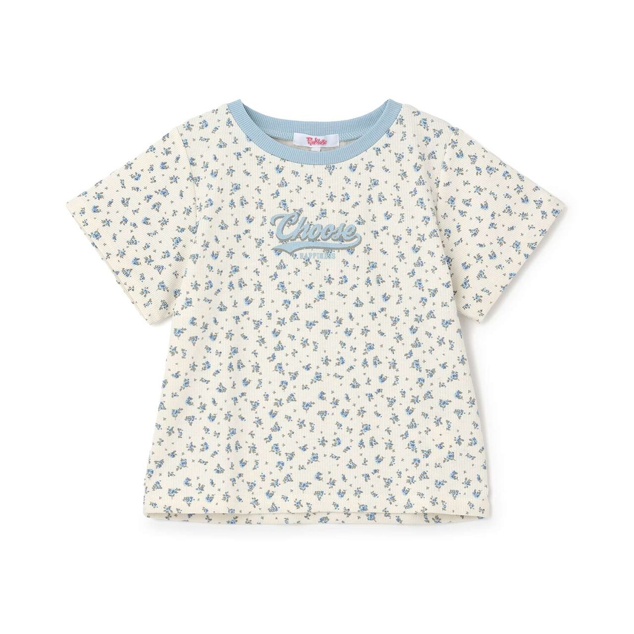 Daily Price Assorted Pattern Short-Sleeve Ribbed Top,Ivory, large image number 8