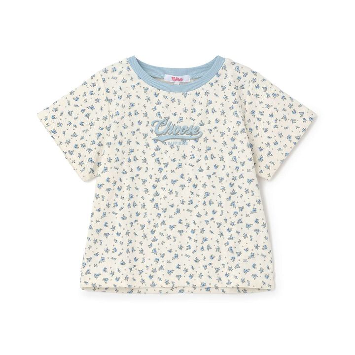 Daily Price Assorted Pattern Short-Sleeve Ribbed Top,Ivory, medium image number 8