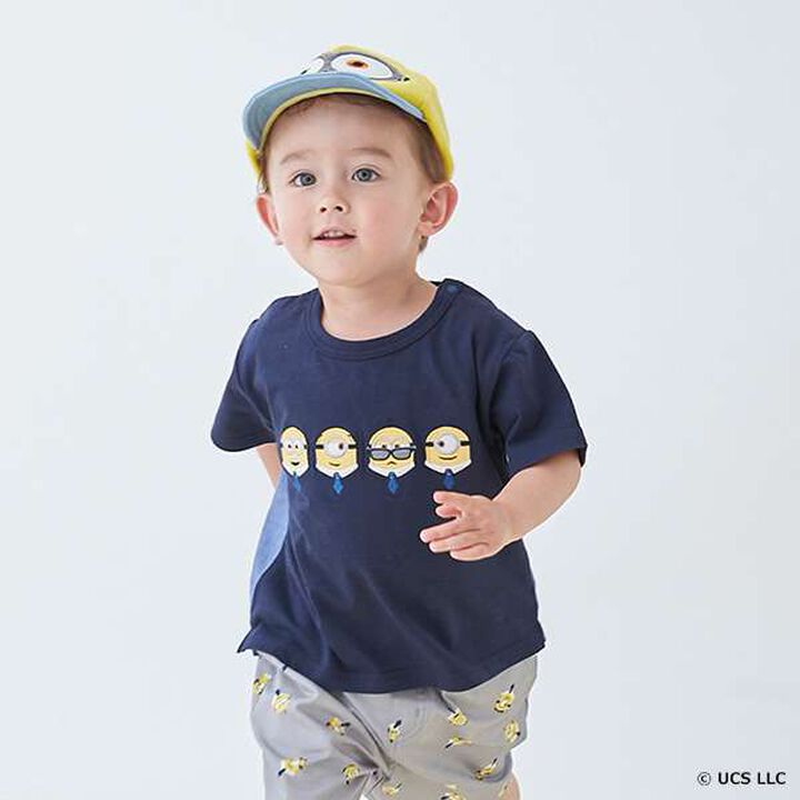Minion Back Contrast T-Shirt,Navy, medium image number 0