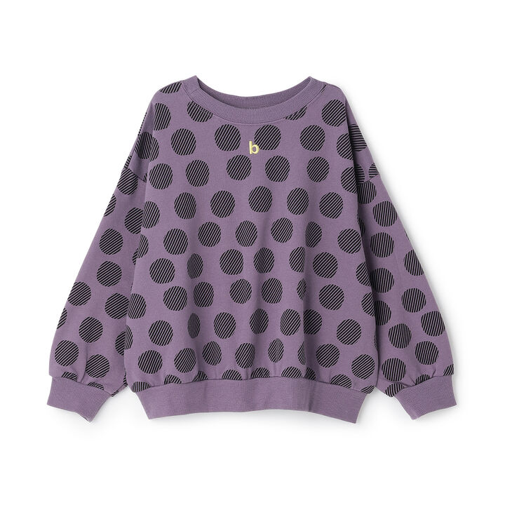 All-Over Pattern Sweatshirt [Kids Boys],Charcoal gray, medium image number 3
