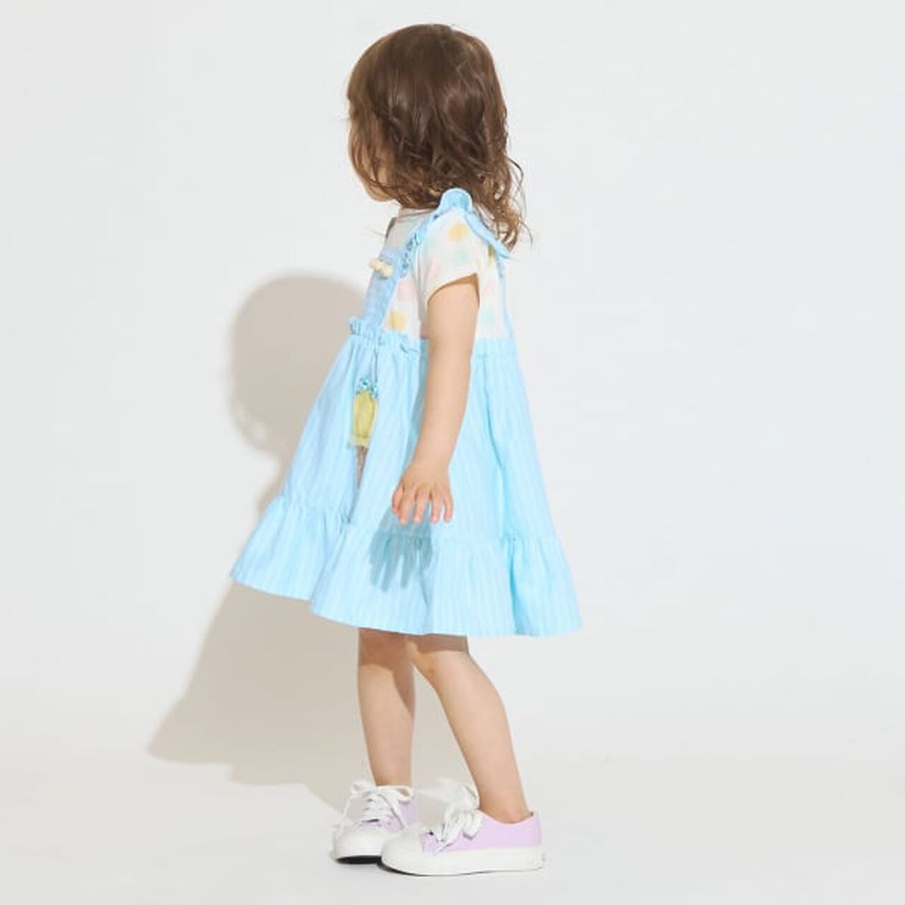 [31 Ice Cream] Twin Ice Cream One-Piece Dress,Pink, large image number 4