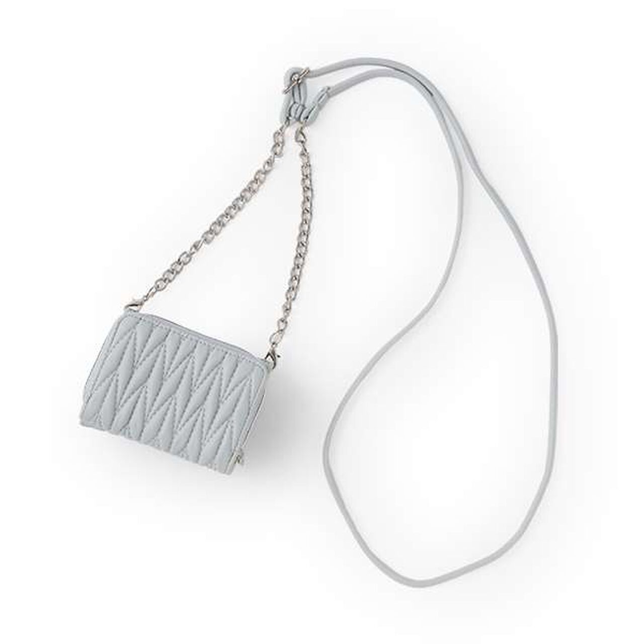 Quilted Tri-Fold Wallet,Lavender, large image number 1