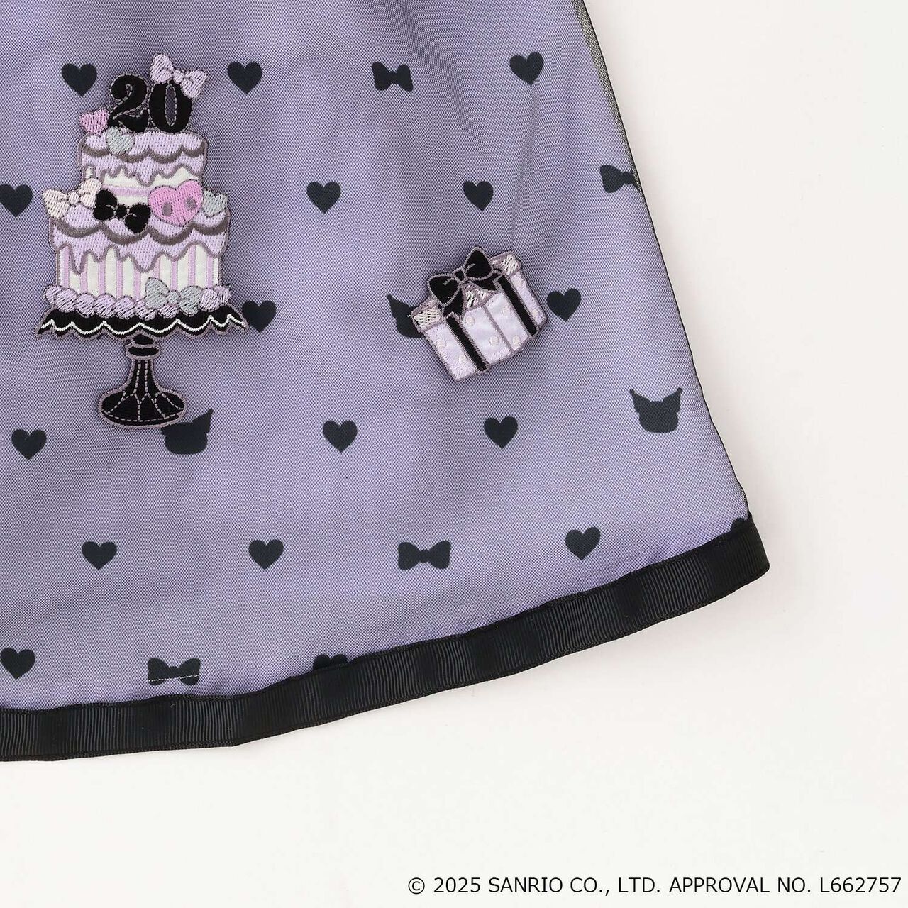 My Melody / Kuromi Ribbed T-Shirt & One-Piece Dress Set,Pink, large image number 9