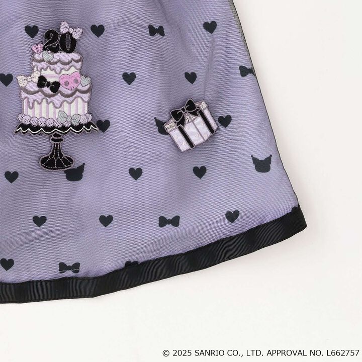 My Melody / Kuromi Ribbed T-Shirt & One-Piece Dress Set,Pink, medium image number 9