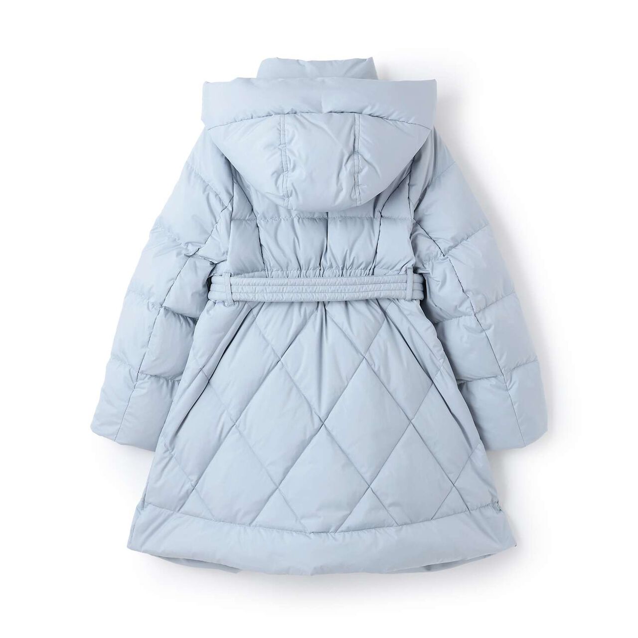 Water-Repellent Ribbon Belt Long Down with Beautiful Silhouette,Pink, large image number 1