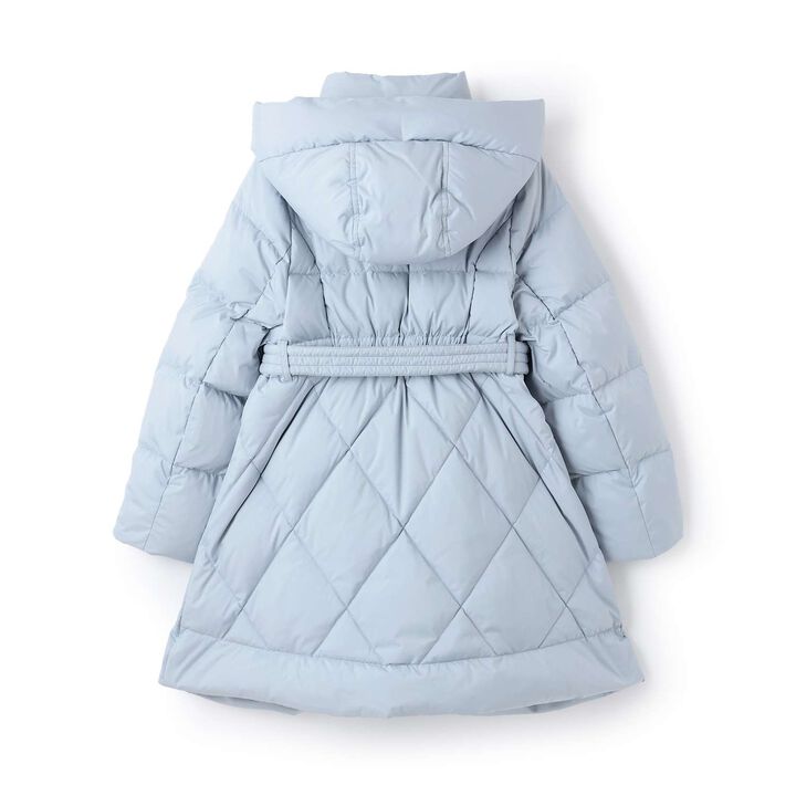 Water-Repellent Ribbon Belt Long Down with Beautiful Silhouette,Pink, medium image number 1