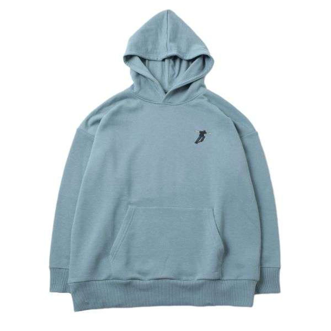 Fleece Skater Embroidery Big Parka,Milky white, large image number 9