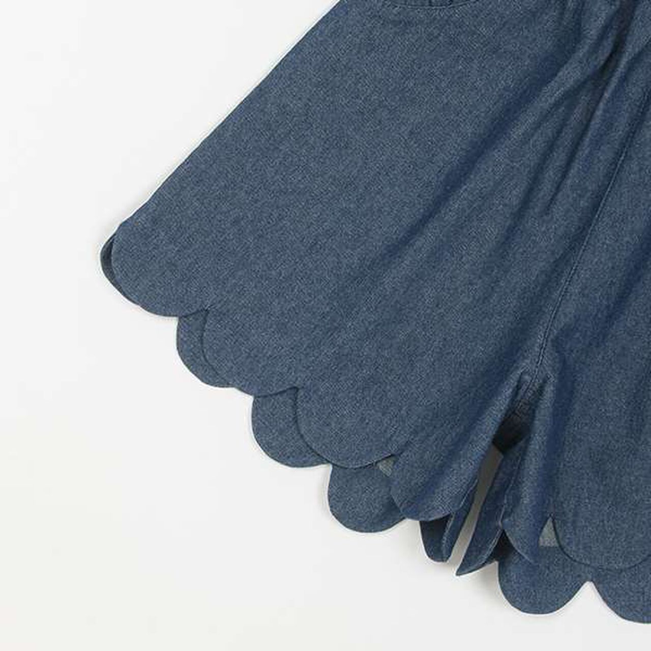 [Link] Scallop Trim Shorts (Junior),Navy, large image number 10