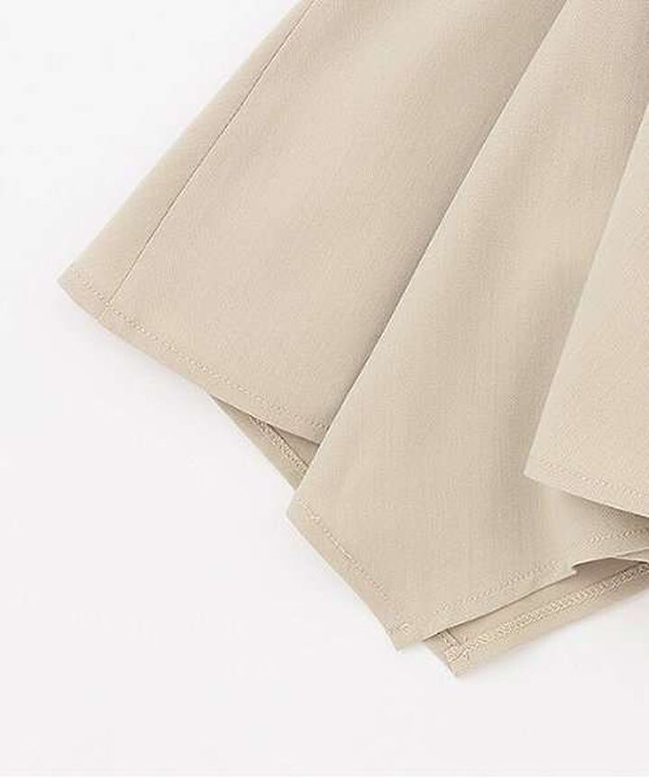 Hem Belt Mini Skirt,Khaki, medium image number 3