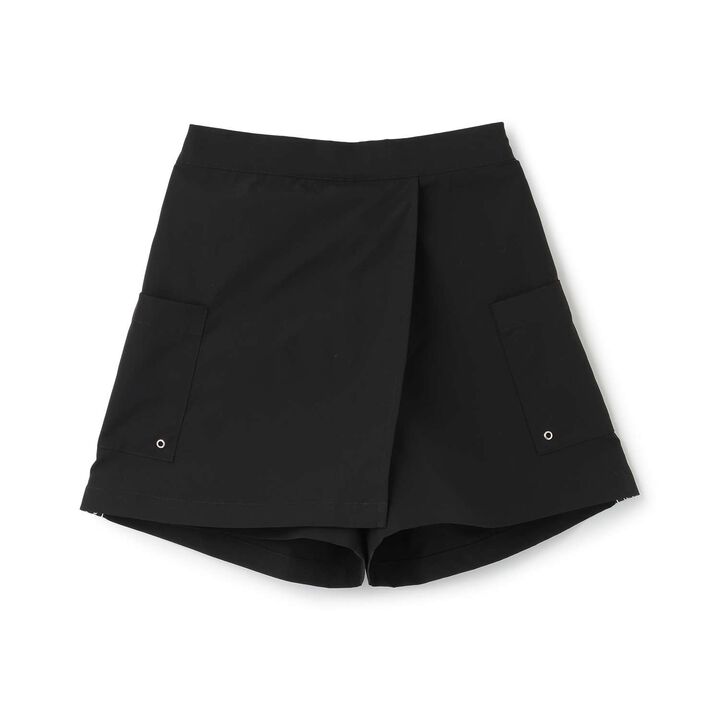 [Land and Water Use] Wrap Skirt Shorts,Black, medium image number 11