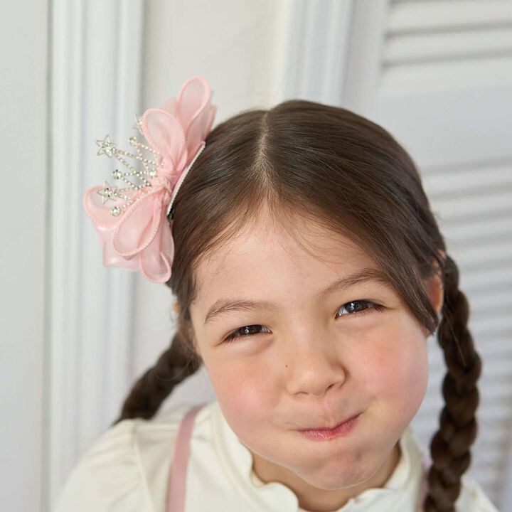 Halloween Big Ribbon Tiara Hair Clip,Sax blue, medium image number 9