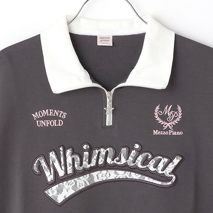 Half-Zip T-Shirt,White, medium image number 7