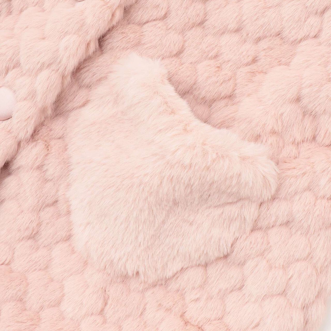 Faux Fur Coat,Pink, large image number 4