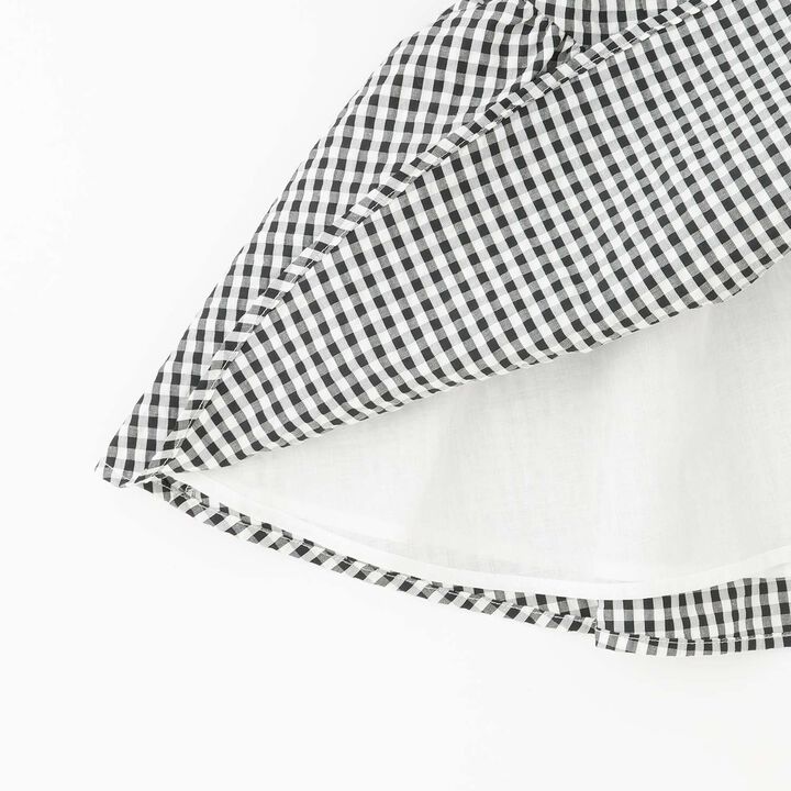 Link Puff Sleeve Peplum One-Piece Dress,Blue, medium image number 11