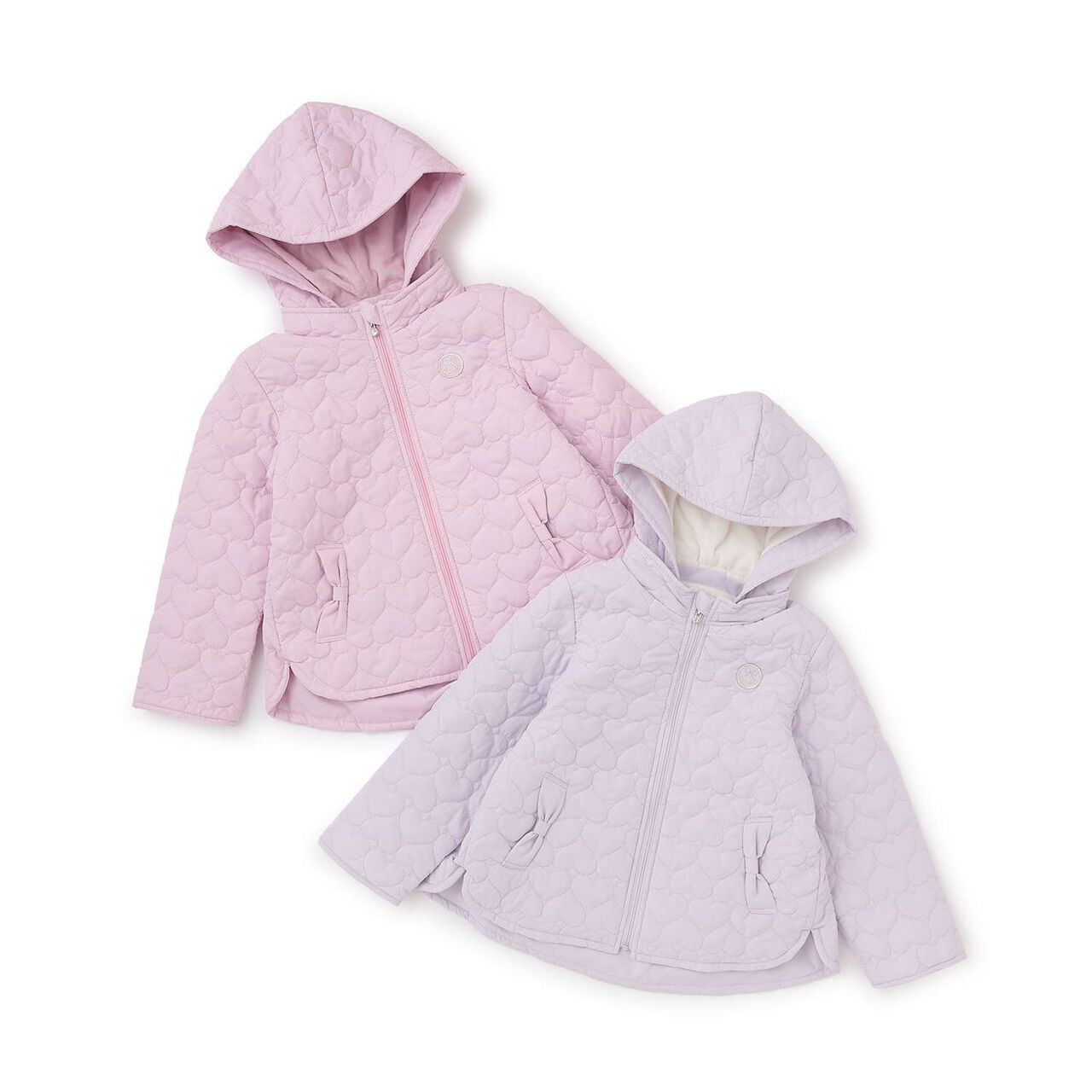 [Popular Item Restocked] [Not Available at Physical Stores] Heart Quilt Bomber Jacket,Pink, large image number 8