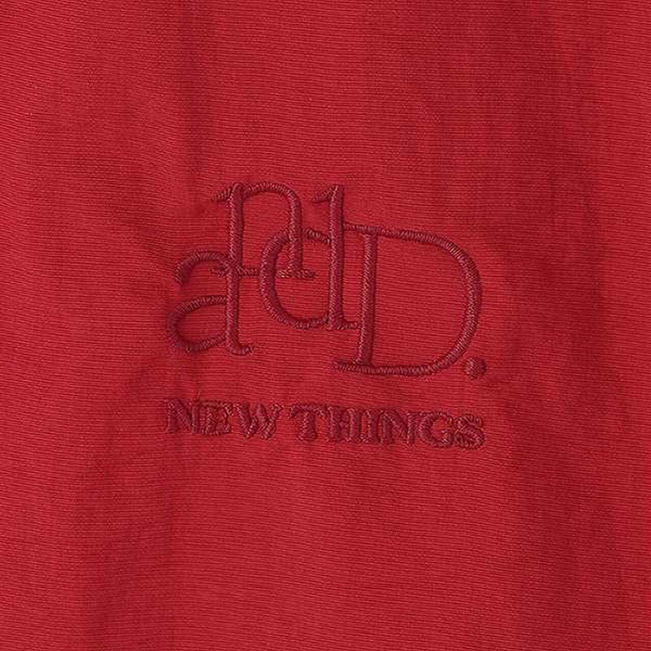 Stand Collar Windbreaker,Red, large image number 13