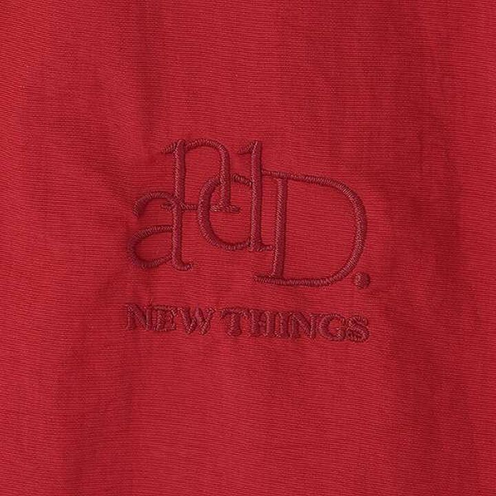 Stand Collar Windbreaker,Red, medium image number 13
