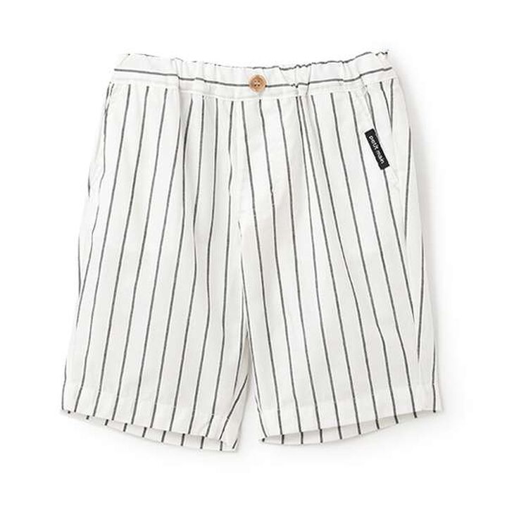 [Link] Check Half Pants,Ivory, medium image number 0