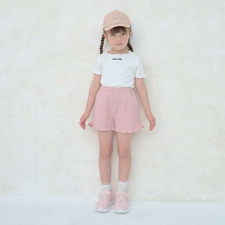 Frill Hem Shorts,Ivory, medium image number 5