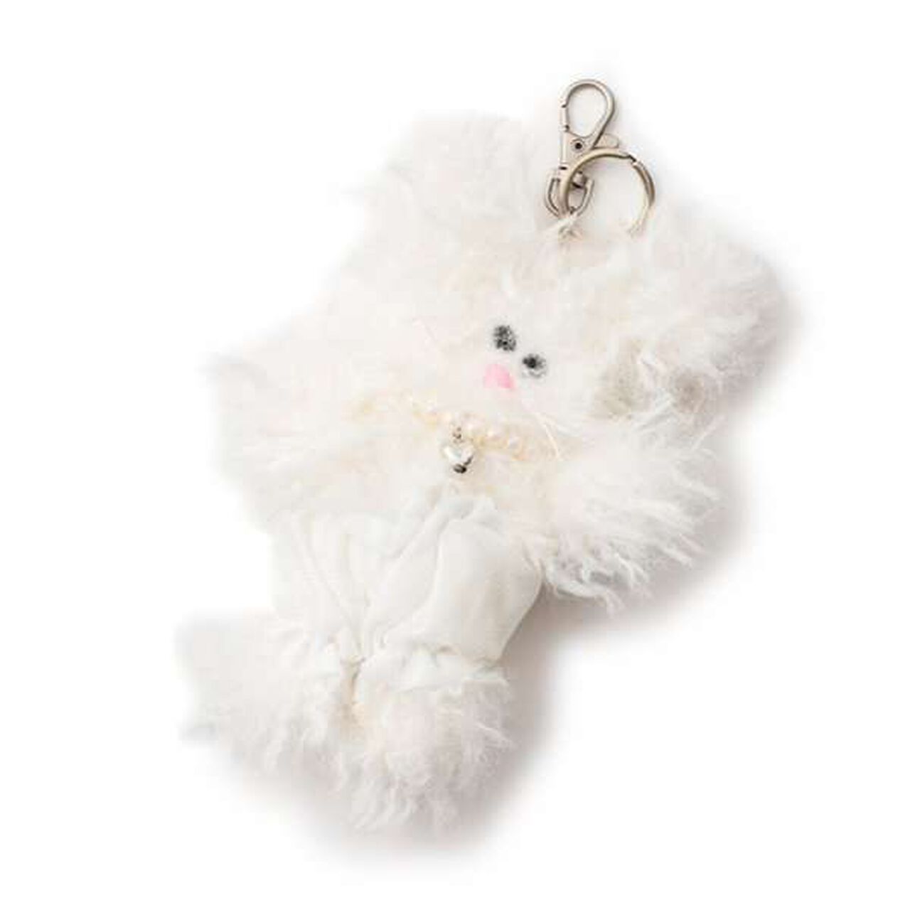 Mole Rabbit Keychain,Black, large image number 7
