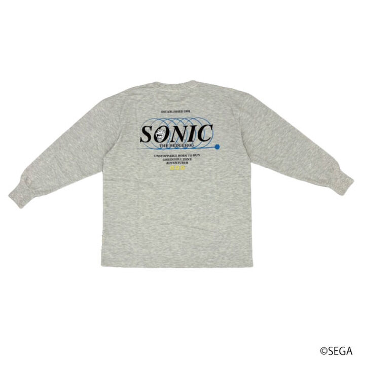 [Matching with Dad Outfit] Sonic Big Long Sleeve Tee,Black, medium image number 5