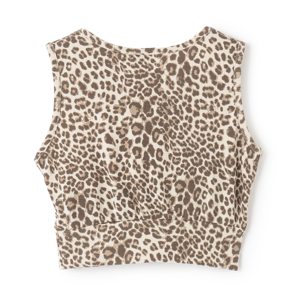 [LTXC] Cool Touch Pattern/Solid Short Tank Top,Black, large image number 1