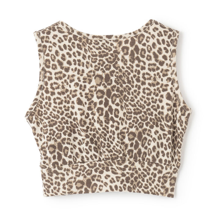 [LTXC] Cool Touch Pattern/Solid Short Tank Top,Black, medium image number 1