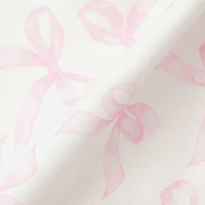 Ribbon Pattern Apron & Headband Set [Box Included],Pink, medium image number 8