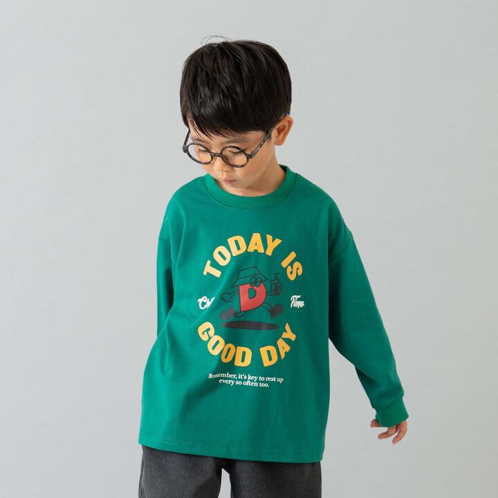 100% Cotton 365D. OFUZAKE Pattern Long Sleeve T-Shirt,Purple, medium image number 11