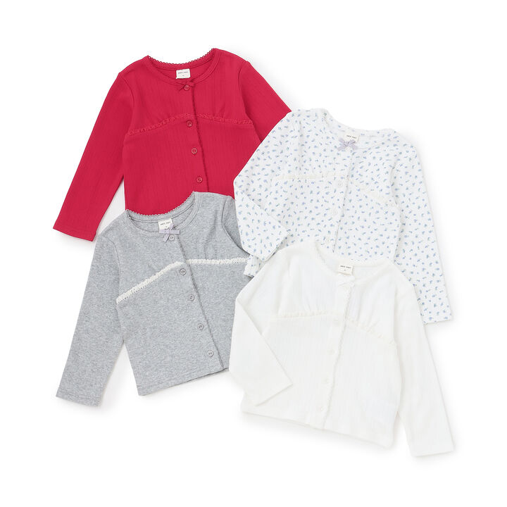 Link UV Needle-Punched Cut Cardigan,Multi color, medium image number 24