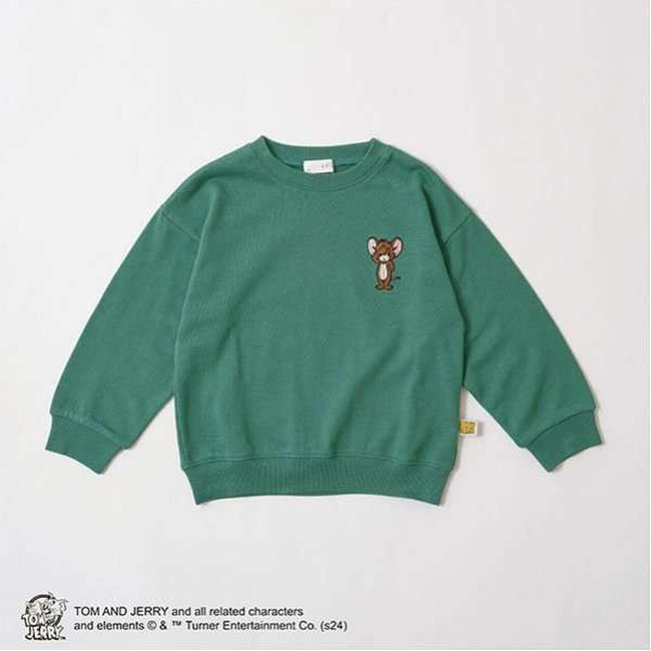 Tom and Jerry Embroidered Sweatshirt,Black, large image number 7