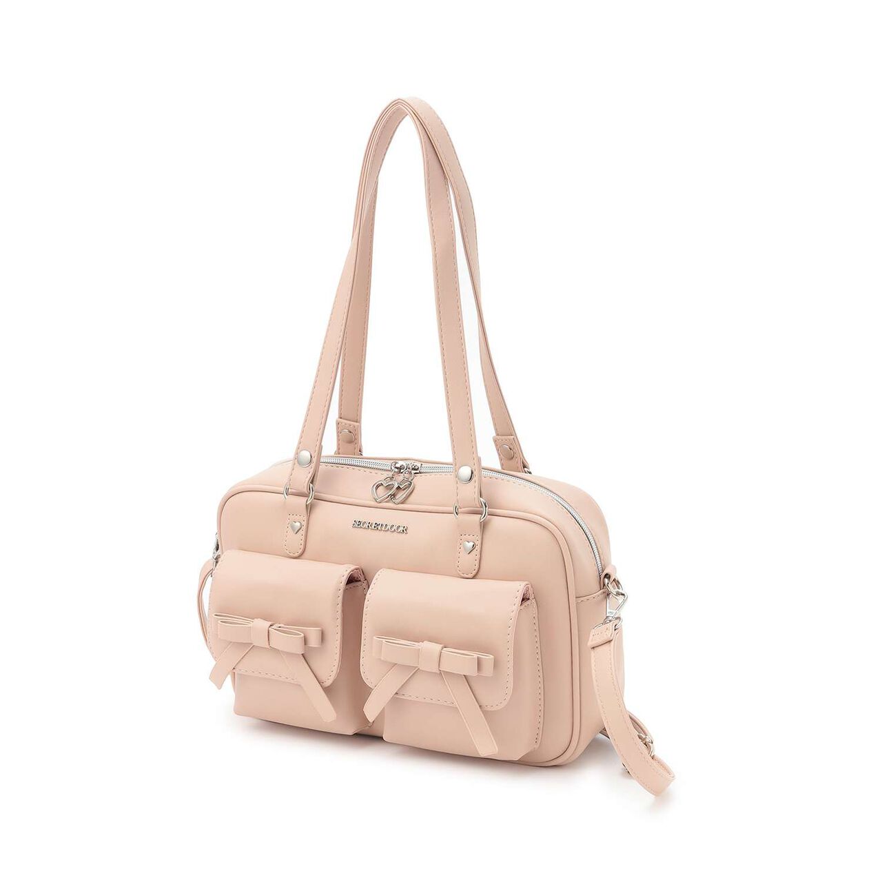 Ribbon 3-Way Bag,Pink, large image number 0