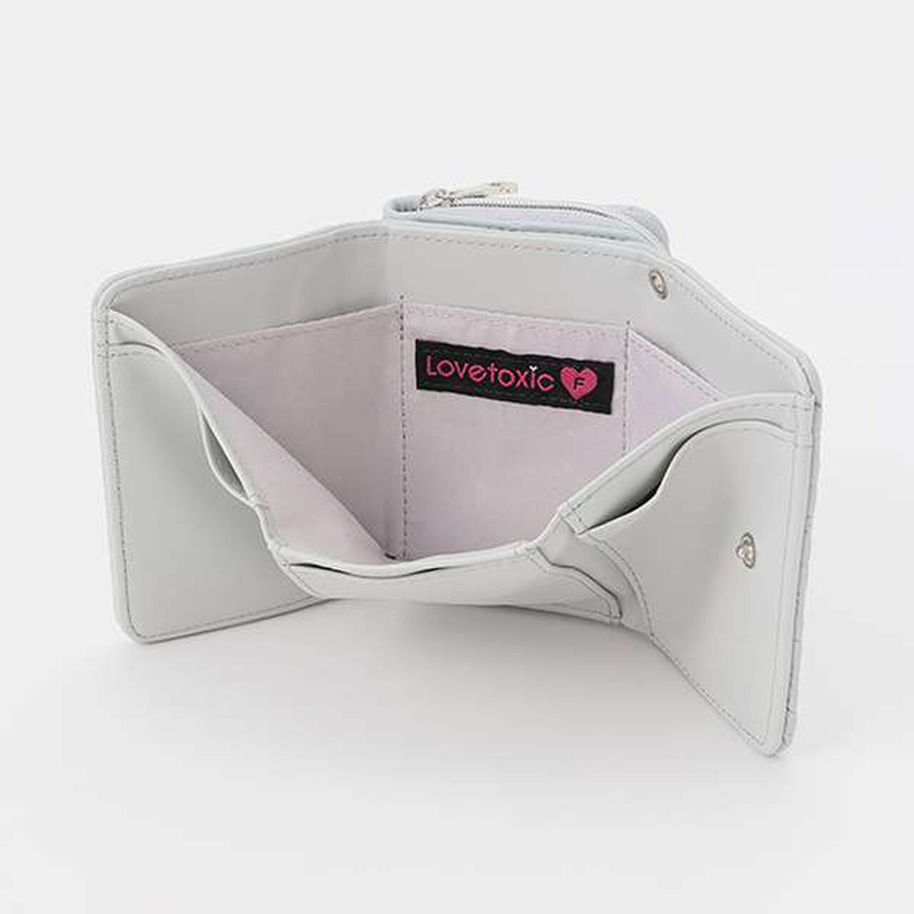 Quilted Tri-Fold Wallet,Lavender, large image number 7