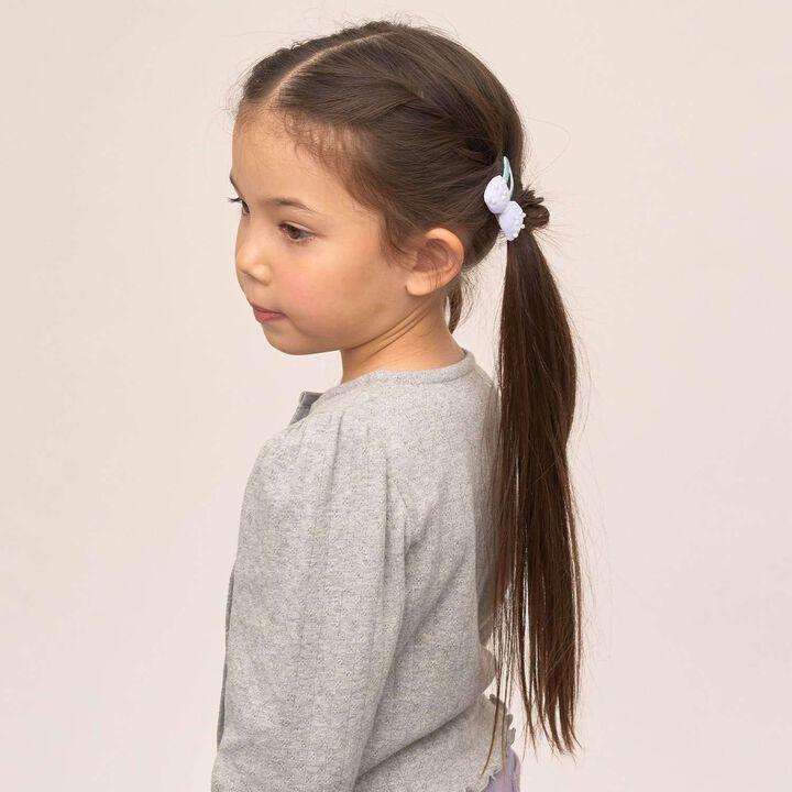 Puffy Ribbon Hair Clip (Set of 2),Light pink, medium image number 10