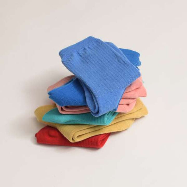 Daily Colored Socks,Lemon yellow, medium image number 12