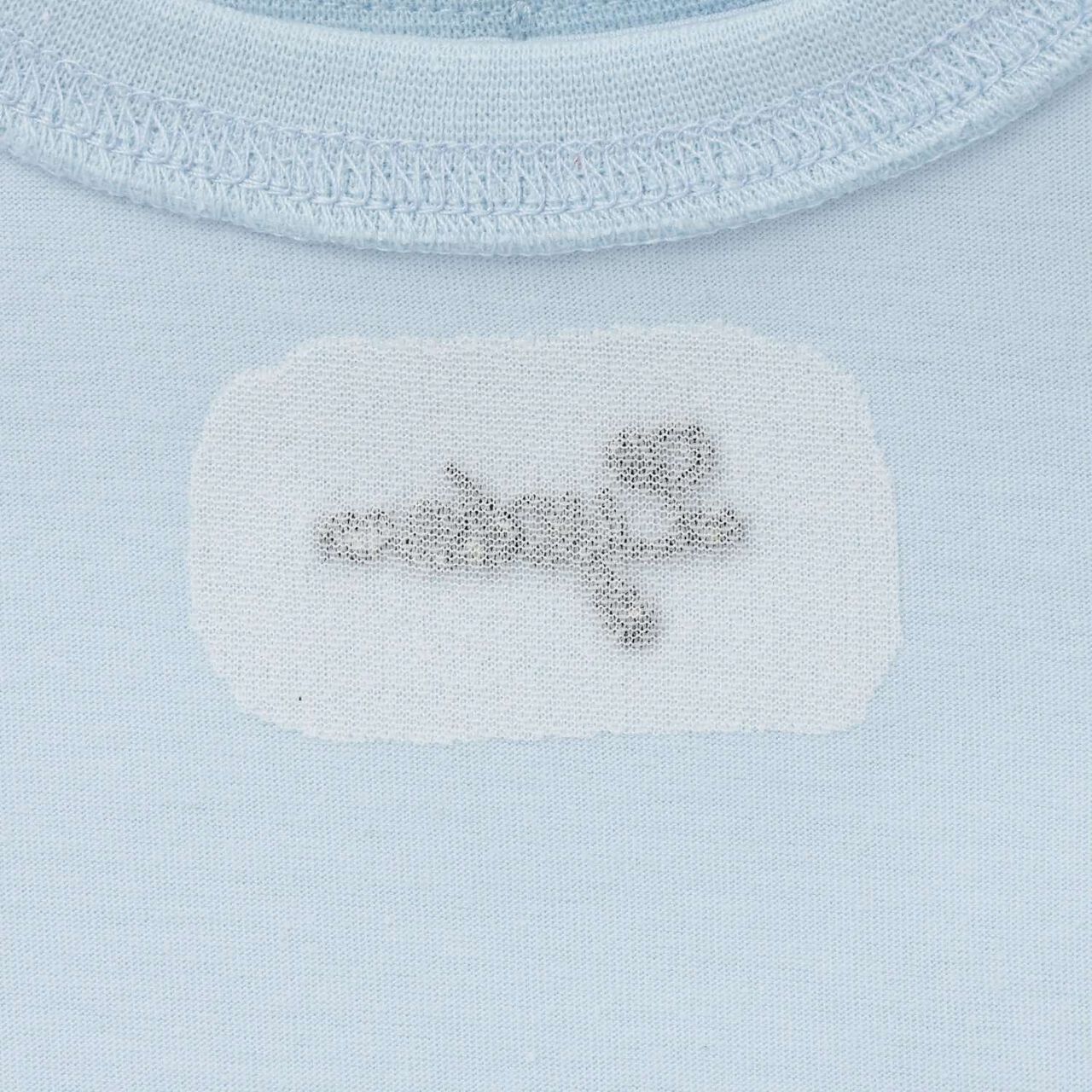 [100% Cotton] [School-Ready] A-Line T-Shirt (2-Piece Set),Sax blue, large image number 3